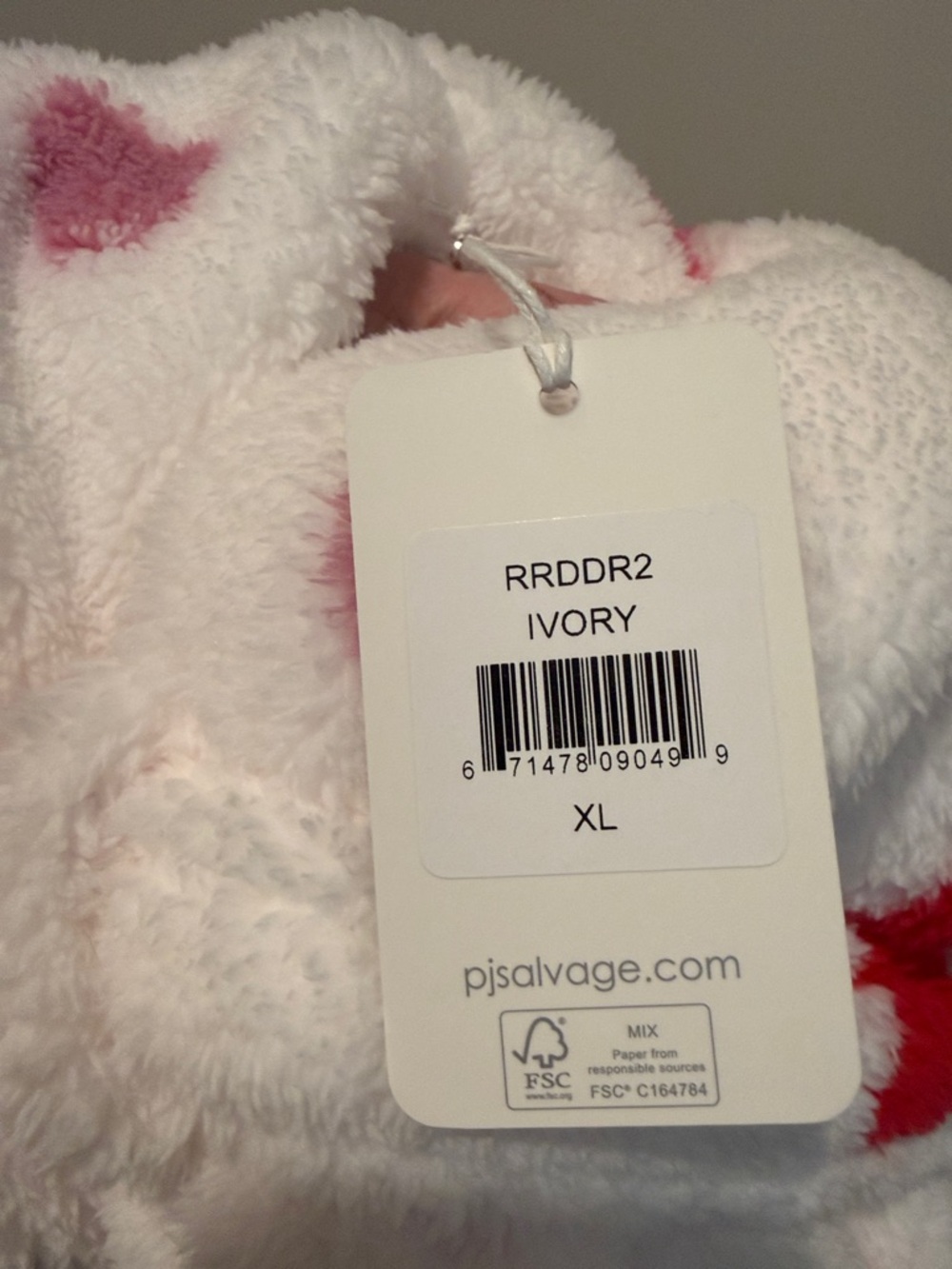 P.J. Salvage Heart Day Dreams Robe - Picture 4 of 4